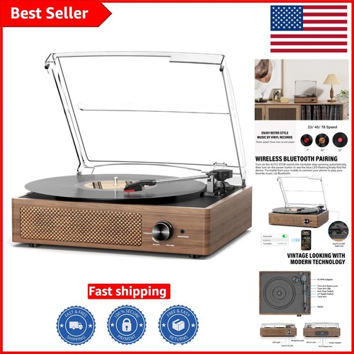 Elegant wooden retro - retro, record