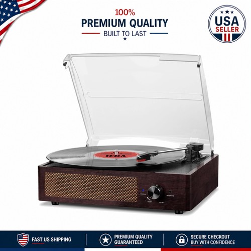 Elegant retro record player - elegant,